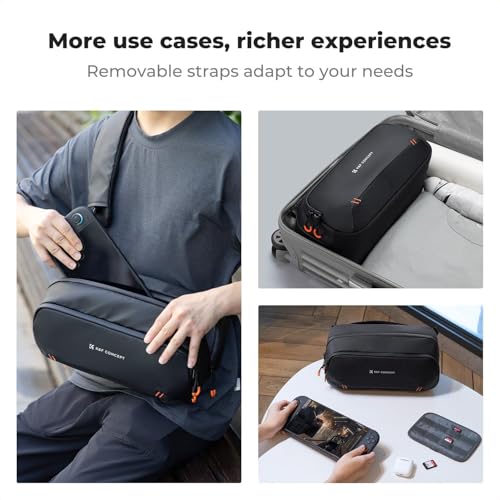 Image of K&F Concept Camera Sling Bag, Vlog Photography HandBag, Storage Portable Carrying Case for Switch 2 /Steam Deck /DJI Osmo Pocket 3 /Mobile 7P /GoPro /Insta360 Action Cameras & Digital Accessories