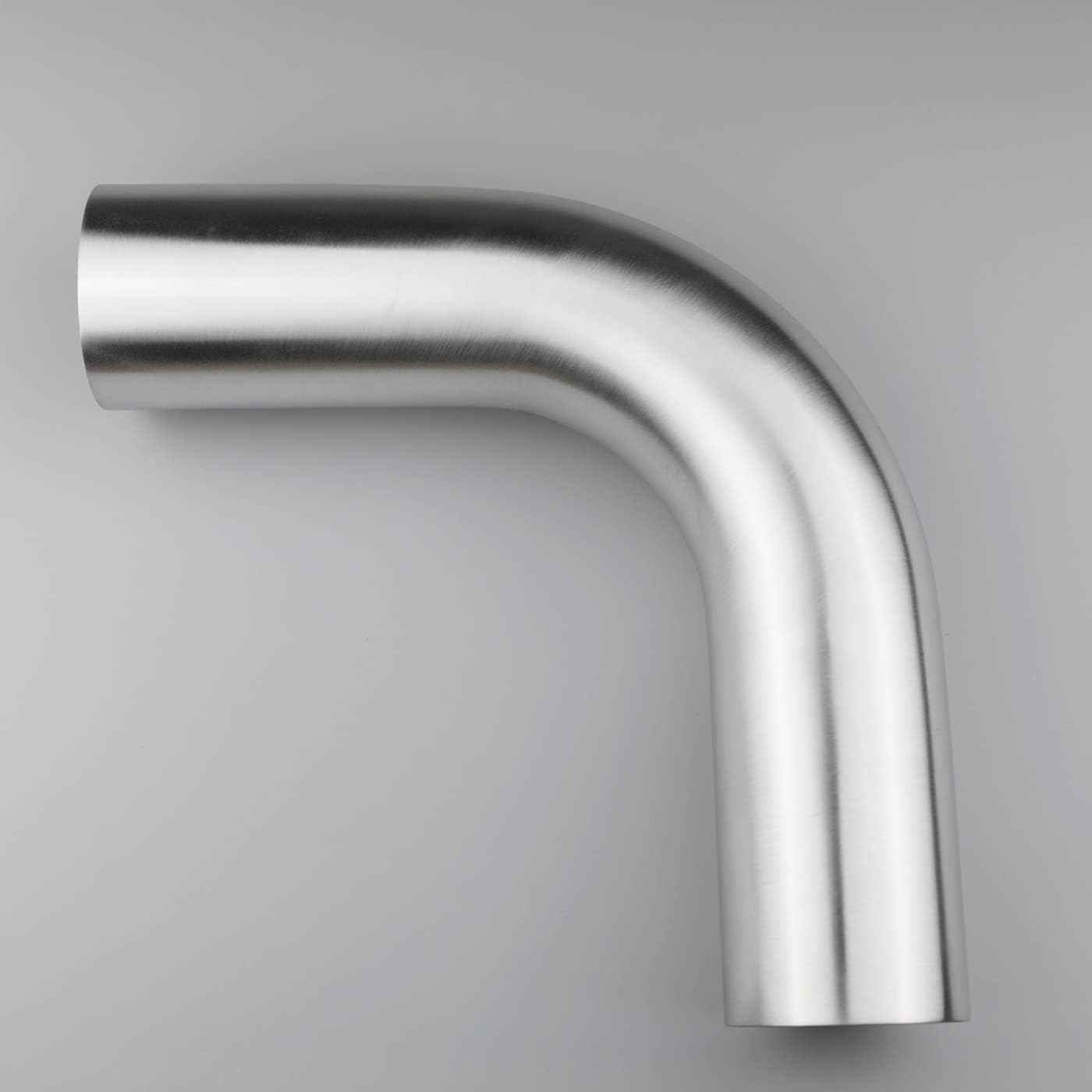 76mm(3") OD Straight 3 Inch Aluminum Intercooler Pipe Air Intake Tube, Length 24" (610mm), Brushed Finish