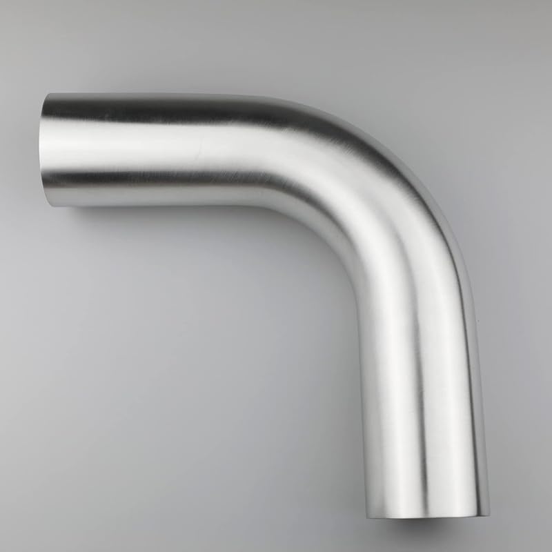 Curva de alumínio para tubo de intercooler KRD PERFORMANCE 90° 51 mm, raio 1,5D – 1 unidade