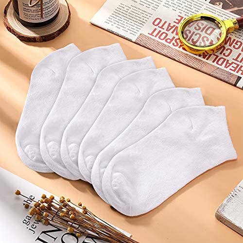 Syhood 60 Pairs No Show Socks Bulk Low Cut Socks for Men Women Unisex Thin Cotton Boat Liner for Homeless Casual Sports Tab4