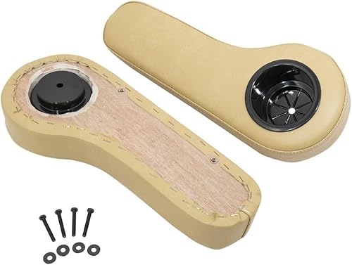 Miniatura 4 de Performance Plus Carts Cojín universal del reposabrazos del asiento trasero del carro de golf con el portavasos - Tan