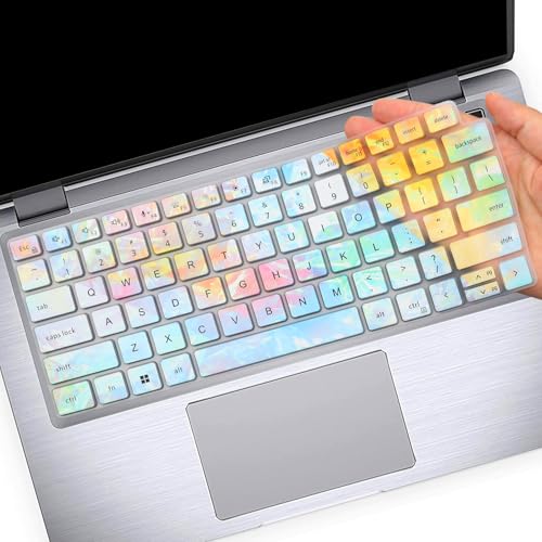 Image of Keyboard Cover Skin for Dell Latitude 7650 7640 7520 9510 9520 9420 9430 14 inch 15.6 inch 16 inch, Latitude 14 inch 7450 7440 7430 7420 7410, Latitude 3440 5440 5430 5431 5420 14 inch Keyboard Protective Cover