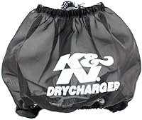 Vista 1 de K&N YA-6601DK - Envoltura de filtro Drycharger negra para tu filtro YA-6601
