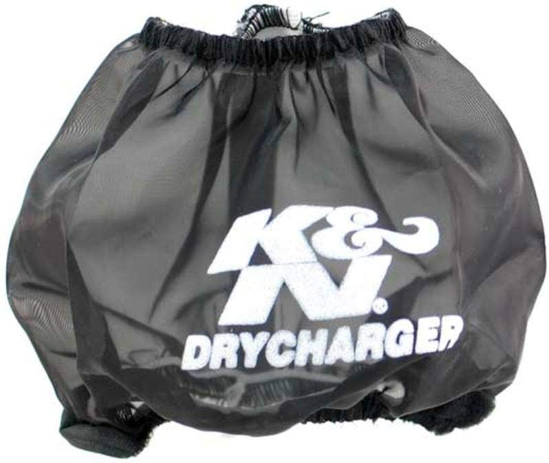 Capa pré-filtro Drycharger K&N YA-6601DK preta para filtro YA-6601 – 1 unidade