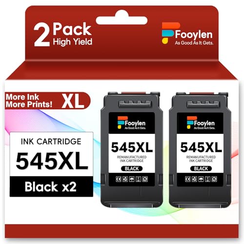 545 XL PG545 Ink Cartridges Black Compatible for Canon 545XL PG-545XL Black Ink Cartridges PG545XL PG545 PG-545 XL for Canon Pixma TS3300 TR4500 TS3450 MG2550s TS3150 TR4550 TR4551 TS3100
