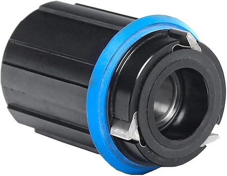 Bicycle Rear Hub 3 Pawls 15mm Cassette Body Freehub Bike Parts 8/9 / 10 Speed Aluminum Alloy Bearings Freewheel Body