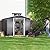 JAXPETY Large Storage Shed, Metal Sheds & Outdoor Storage, Outdoor Shed with Air Vent Lockable Door, Sheds & Outdoor Storage Tool Shed for Backyard Garden Patio Lawn (8X8 FT)