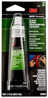 3M AUTO Advanced 03602 BLACK SUPER WEATHERSTRIP ADHESIVE Stage-2 GASKETS SEALS 29mL