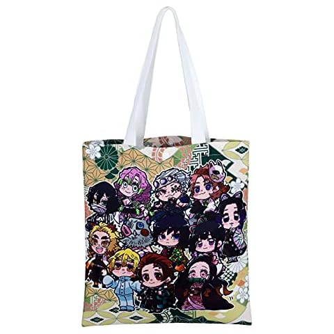 Bolso de Hombro de Lona Demon Slayer Cover