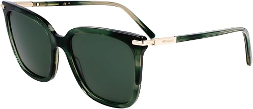 FERRAGAMO Sunglasses SF 2037 S 315 Striped Green