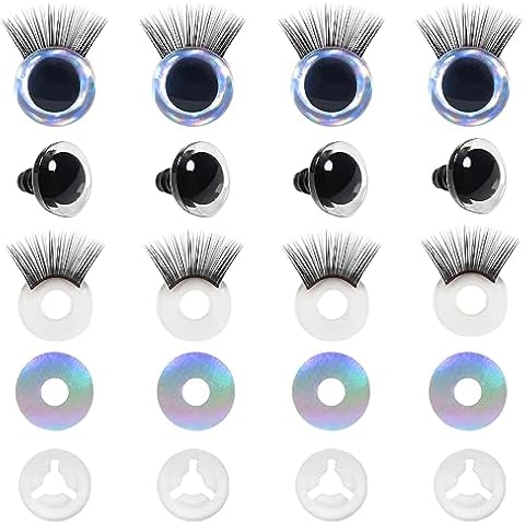 TOAOB 16mm Glitter Safety Eyes for Crafts Cover