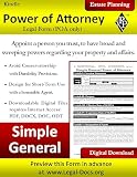 Simple General Power of Attorney: Legal Form ( POA Only ) (Estate Planning Series - Condense Version Book 5)