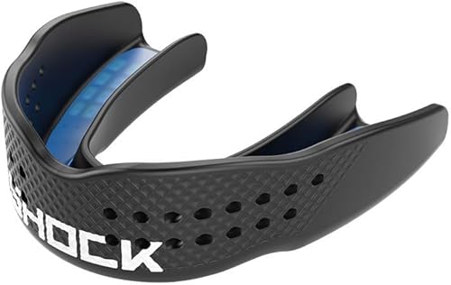 Miniatura 2 de Shock Doctor Protector bucal deportivo, transpirable, perfil bajo, ajuste personalizado, baloncesto, fútbol, lacrosse, hockey y más