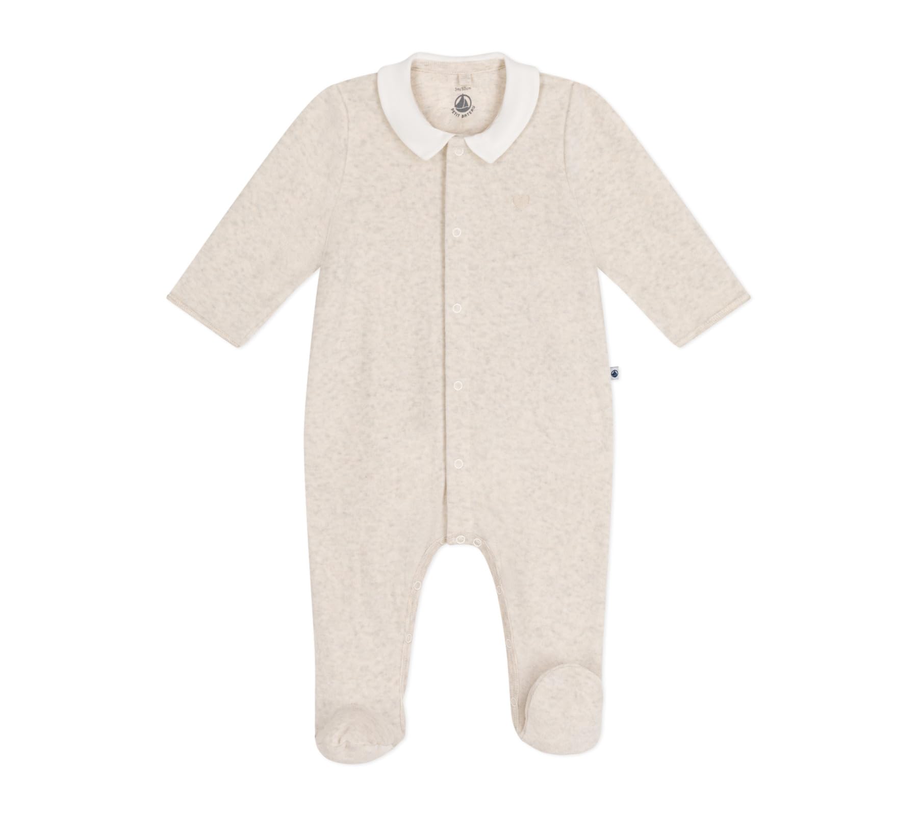 Petit Bateau Unisex Baby Langärmliger Schlafanzug