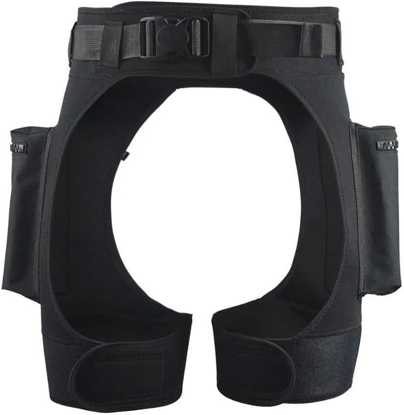 C-STREAM Men Womens Wetsuit Short Pants Scuba Diving Stretch Shorts with Pockets and Quick Release Buckle Adjustable Waist Belt Dropship