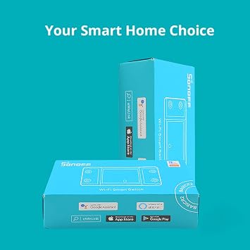 WiFi Smart Light Switch, 2 Pack Wireless Remote Control for Smart Home