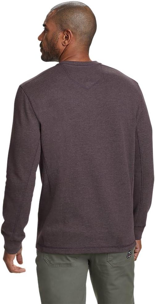 Eddie Bauer Mens Classic Fit Favorite Long-Sleeve Thermal Henley Shirt - Image 2