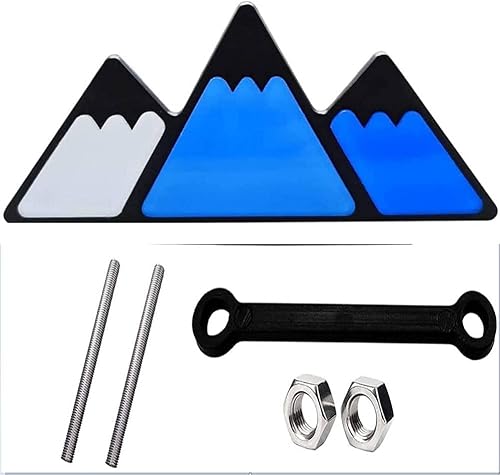 NECESA Logotipo de la insignia de la rejilla tricolor para la decoración del logotipo de la etiqueta del auto, camión, Tacoma, 4 corredores, Tundra