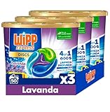 detergente capsulas lavadora Práctico: Con Wipp Express DISCS Lavanda detergente en cápsulas para lavadora tienes la dosis exacta directa al tambor, de la manera más fácil y práctica.