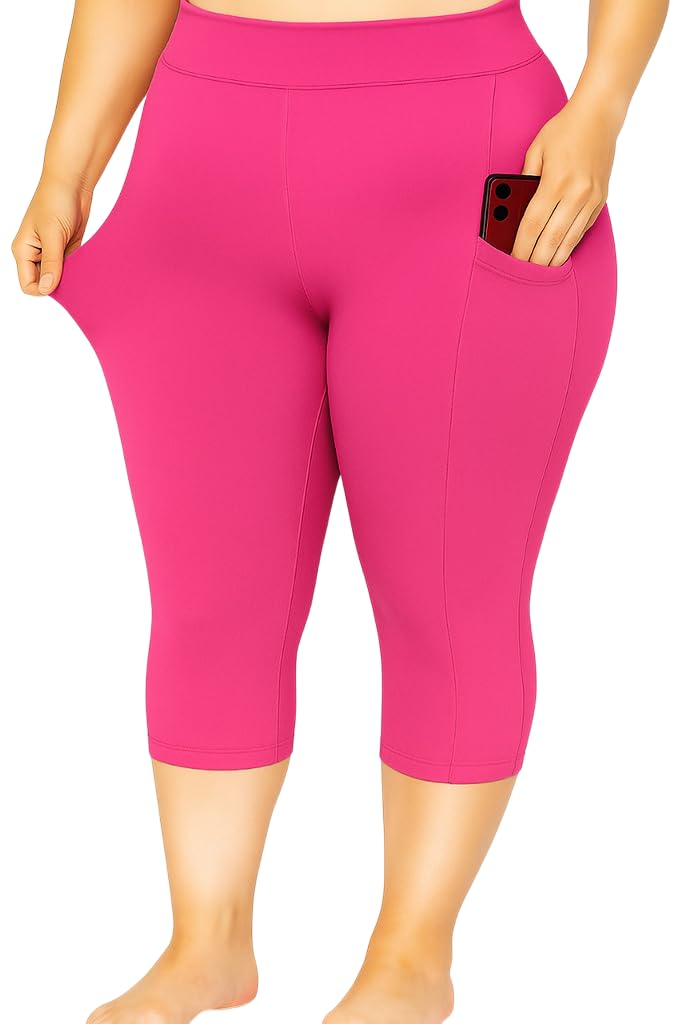 PandaWears® Women's Reg/Plus Size Pocket Capri - Stretch Fit - Review, Price and Buying Guide