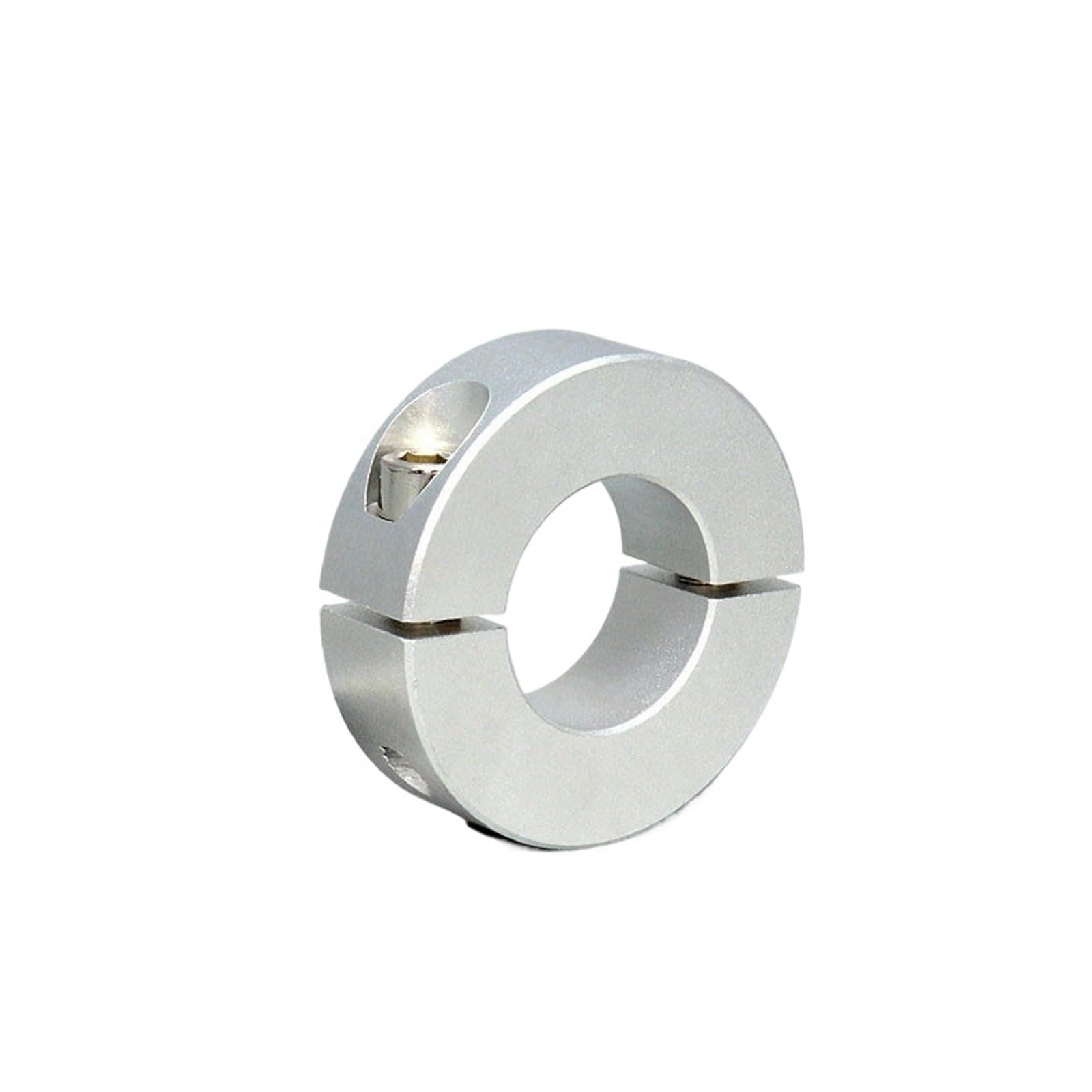 Collarín de sujeción de doble ranura, Tamaños múltiples anodizados aleación de aluminio del anillo retención límite collar eje partido(5 20 8 3pcs)