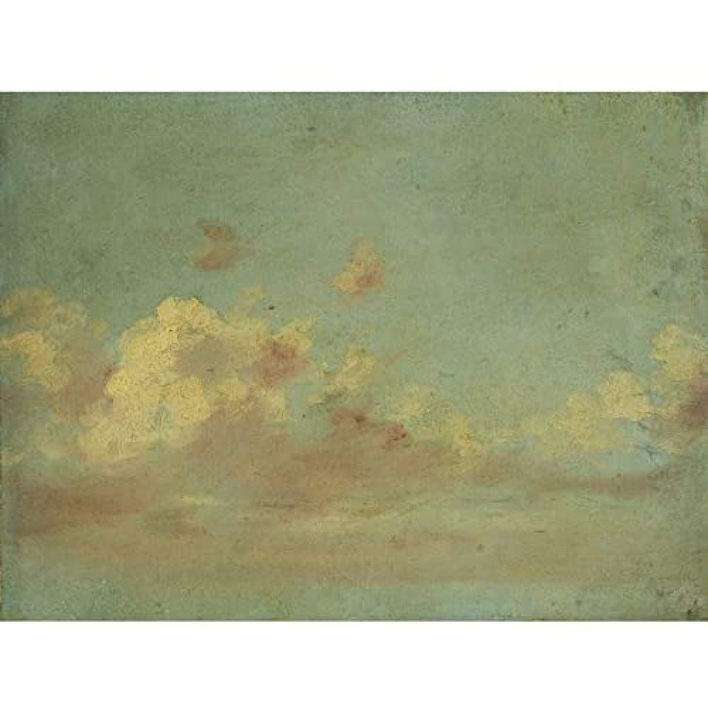 Artery8 John Constable Cloud Study C1821 Painting Art Print Canvas Premium Wall Decor Poster Mural