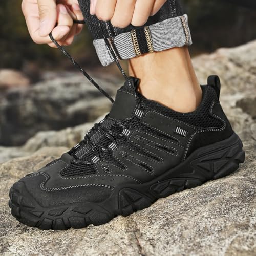 Chaussures imperméables randonnée hommes respirantes légères trail marche - 7