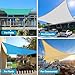 Amagenix Sun Shade Sail 16'X20' Curved Edge Outdoor Shade Canopy Sand Breathable 95% UV Block Shade Cloth for Patio Garden Backyard (We Make Custom Size)