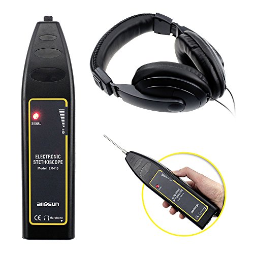 allsun EM410 Electronic Stethoscope Car Noise Finder Diagnostic Listening Device Machine Noise Detector