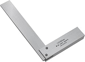 Carbon Steel L-Shaped Square Ruler, Used as a Woodworking Turning Ruler ...