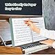 Notenmappe, Music Sheet Chormappe, Notenordner Chormappe A4, 20 Páginas/40 Taschen, Wasserdicht Musikordner für Gemälde, Notenblätter, Dokumente (Schwarz)