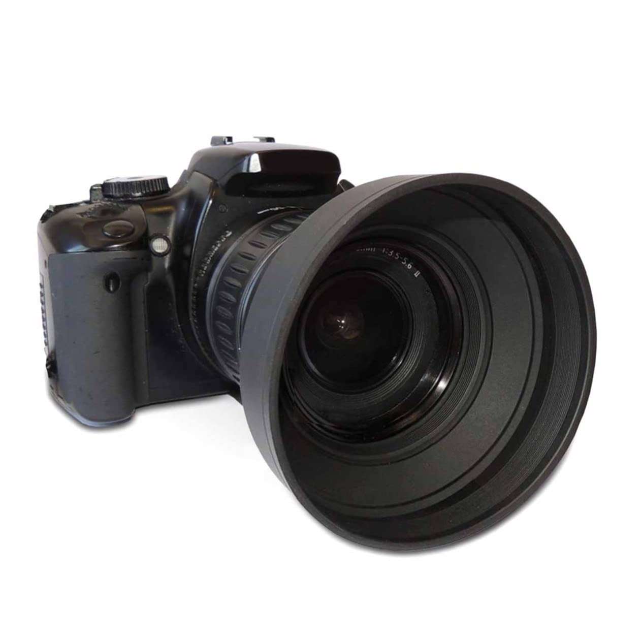 DOITOOL 3 Pezzi 58 Mm Paraluce Per Obiettivo Della Fotocamera Protezione Per Obiettivo in Gomma Abs Rigida Riduzione Dei Riflessi Facile Da Installare