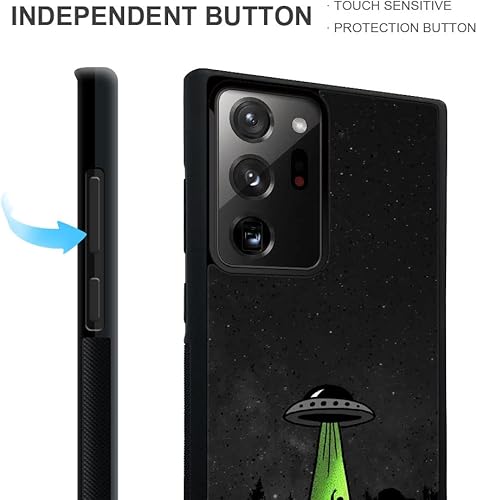 Miniatura 3 de Funda compatible con Samsung Galaxy Note 20 Ultra, Alien Ship antideslizante y a prueba de golpes, funda protectora para niño, funda trasera de
