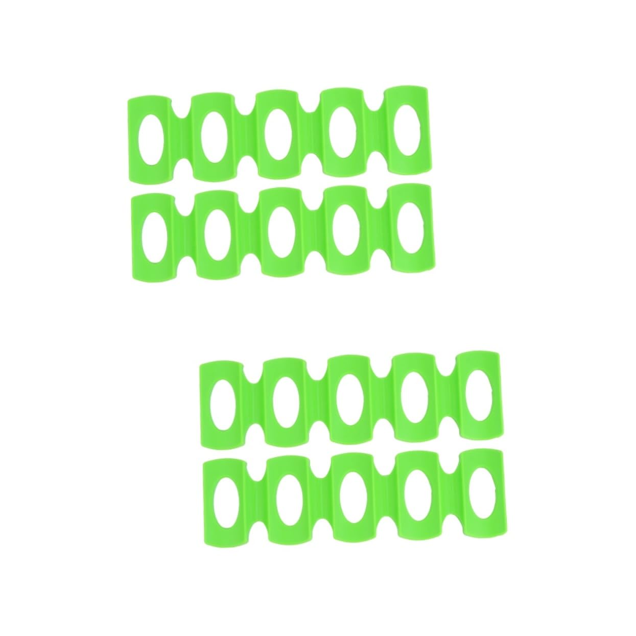 PRETYZOOM 4pcs Silicone Can Beverage Rack High-Temperature Resistant Drink Holder Anti-Slip Mats for Refrigerator Storage for Home Office and Parties