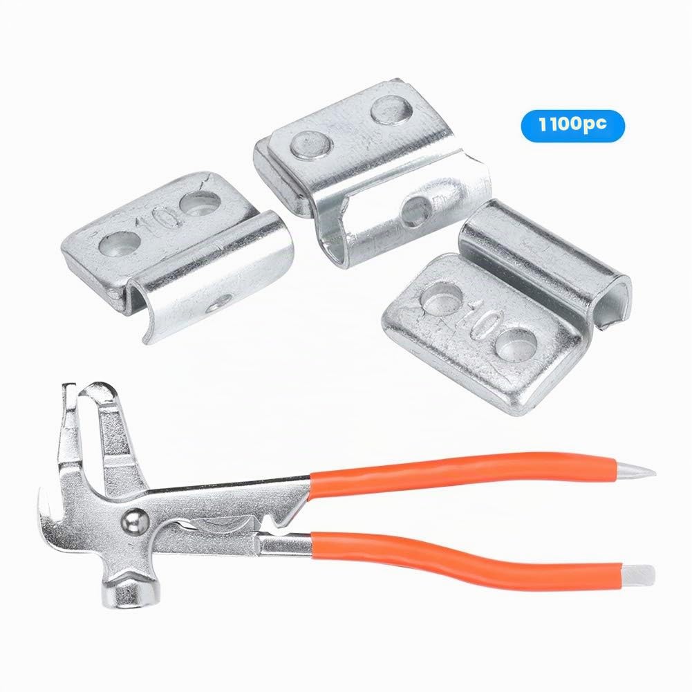 Contrapesos para Ruedas con Clip, Fydun 100 Piezas 10 G/0,35 Oz Aleación de Aluminio Equilibrio de Peso de Rueda de Gancho con Clip Reparación de Llantas para Automóviles Estilo P