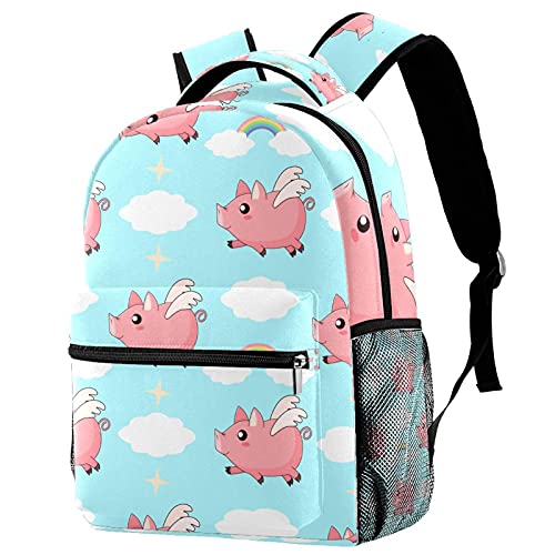 Sac à dos fille garçon porcelet arc-en-ciel anti fuite eau