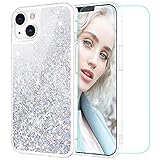Maxdara Glitter Case for iPhone 13 Case with Screen Protector Girls Women Bling Quicksand Soft TPU...