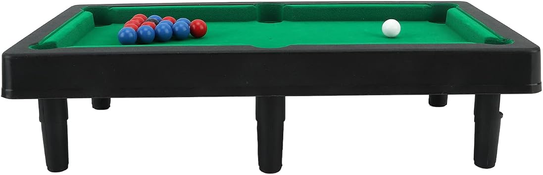 Mini Pool Table Interactive Simulation Miniature Billiard Pool Game Set for Desktop Decoration Ornament