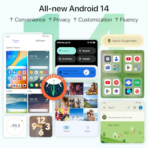 Image of UMIDIGI G9 5G Unlocked Phone, Android 14 Cell Phone, 5G Dual SIM, 12(6+6) GB +128GB /1TB TF Expand, 6.75 inch HD+ 90Hz Display, 50MP Camera, AI Face & Fingerprint Unlock, 5000mAh Android Phone Green