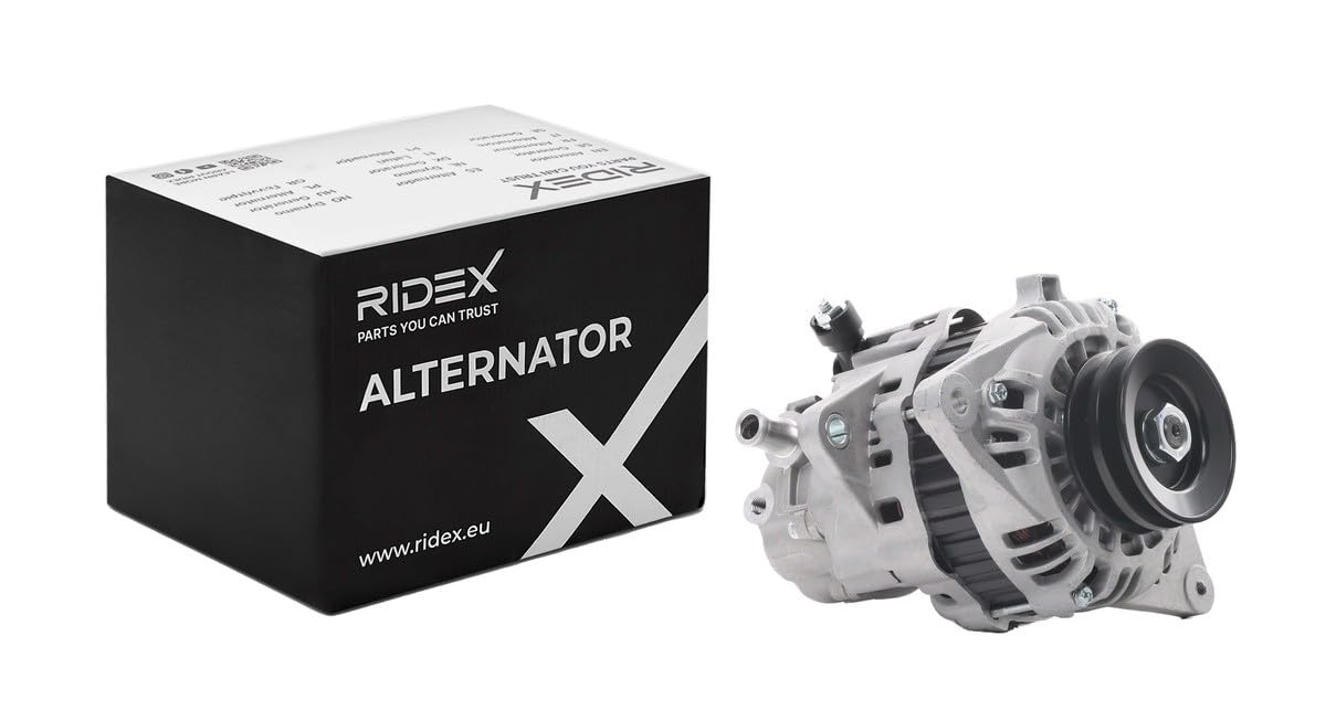 RIDEX Alternateur 14V, 110A, 3730042357 3730042354 3730042359 Compatible avec HYUNDAI H-1 / Starex MPV A1 H-1 Van A1 H-1 Camion plate-forme/Châssis
