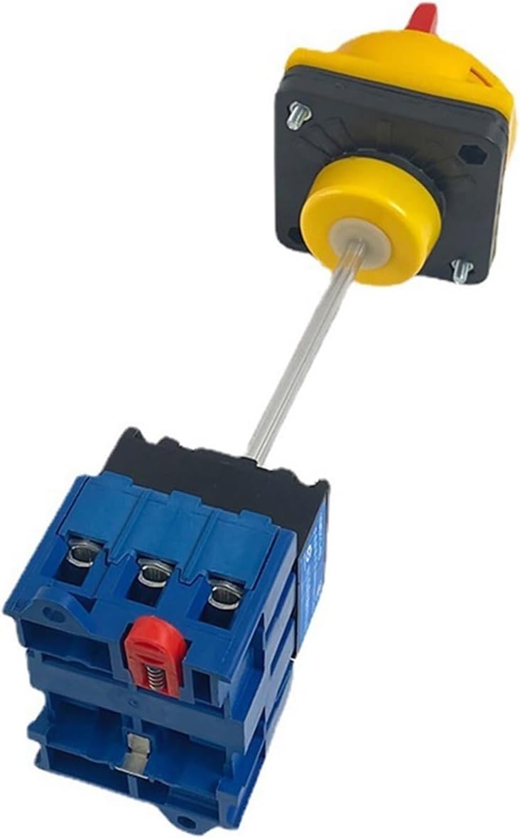 Isolator Disconnect Switch with Padlock 40A 3P/4P 2 Position On-Off Rotary Cam Switches Cabinet Control YMD11-40B/4P