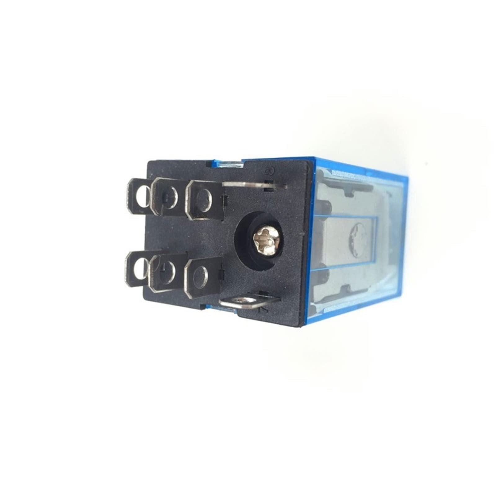 WBNFFUCYU LY2NJ HH62P HHC68A-2Z Electronic Micro Mini Electromagnetic Relay 10A 8PIN Coil DPDT with Socket Base DC12V 24V AC110 220V 10Pcs(Onecolor)