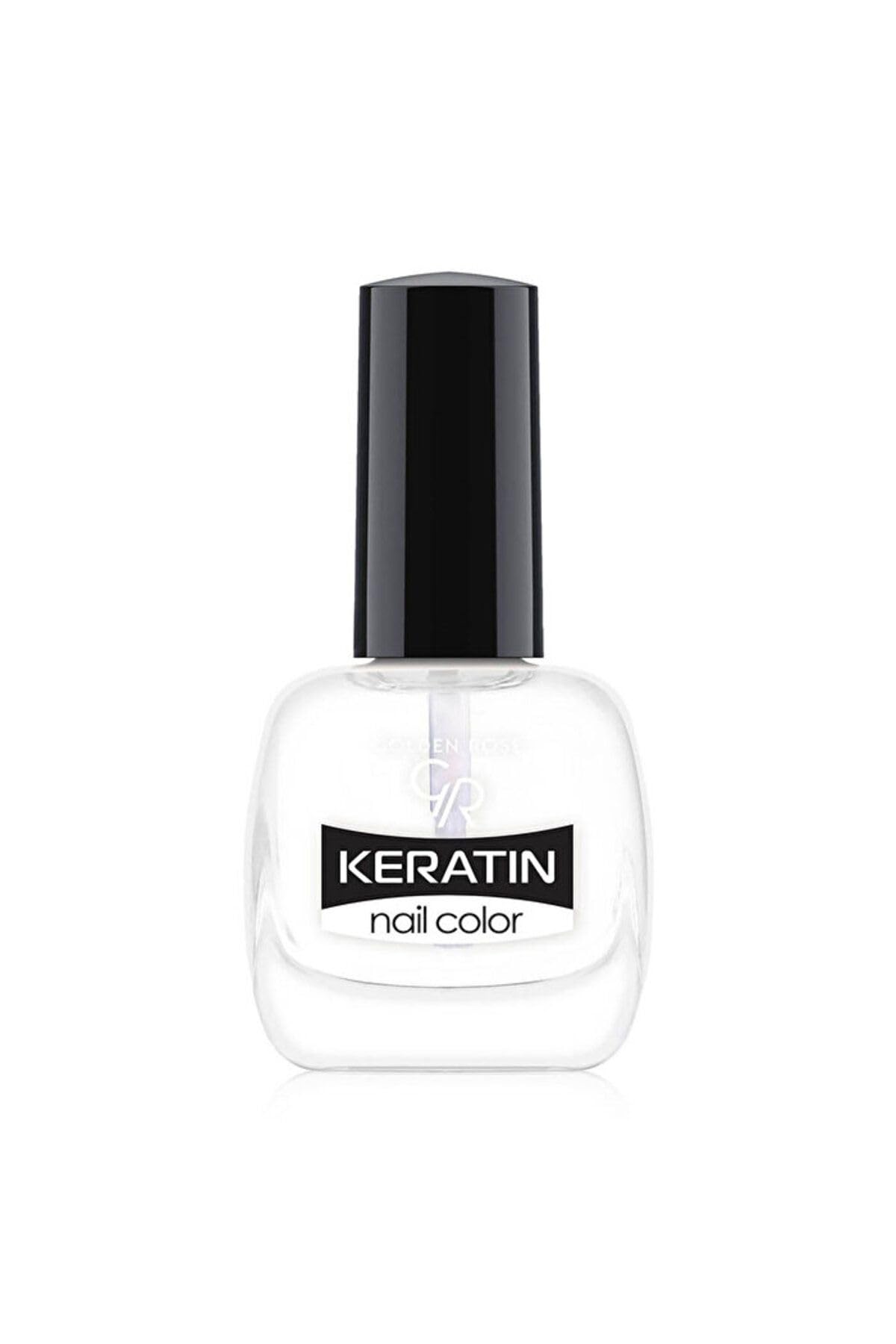 Golden Rose Keratin Nail Color Clear - Keratin İçerikli Güçlendirici Parlak Oje