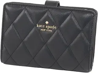[ケイトスペード] KATESPADE 財布 二つ折り財布 KG424 001 キルトレザー アウトレット レディース ウォレット ブラック [並行輸入品]