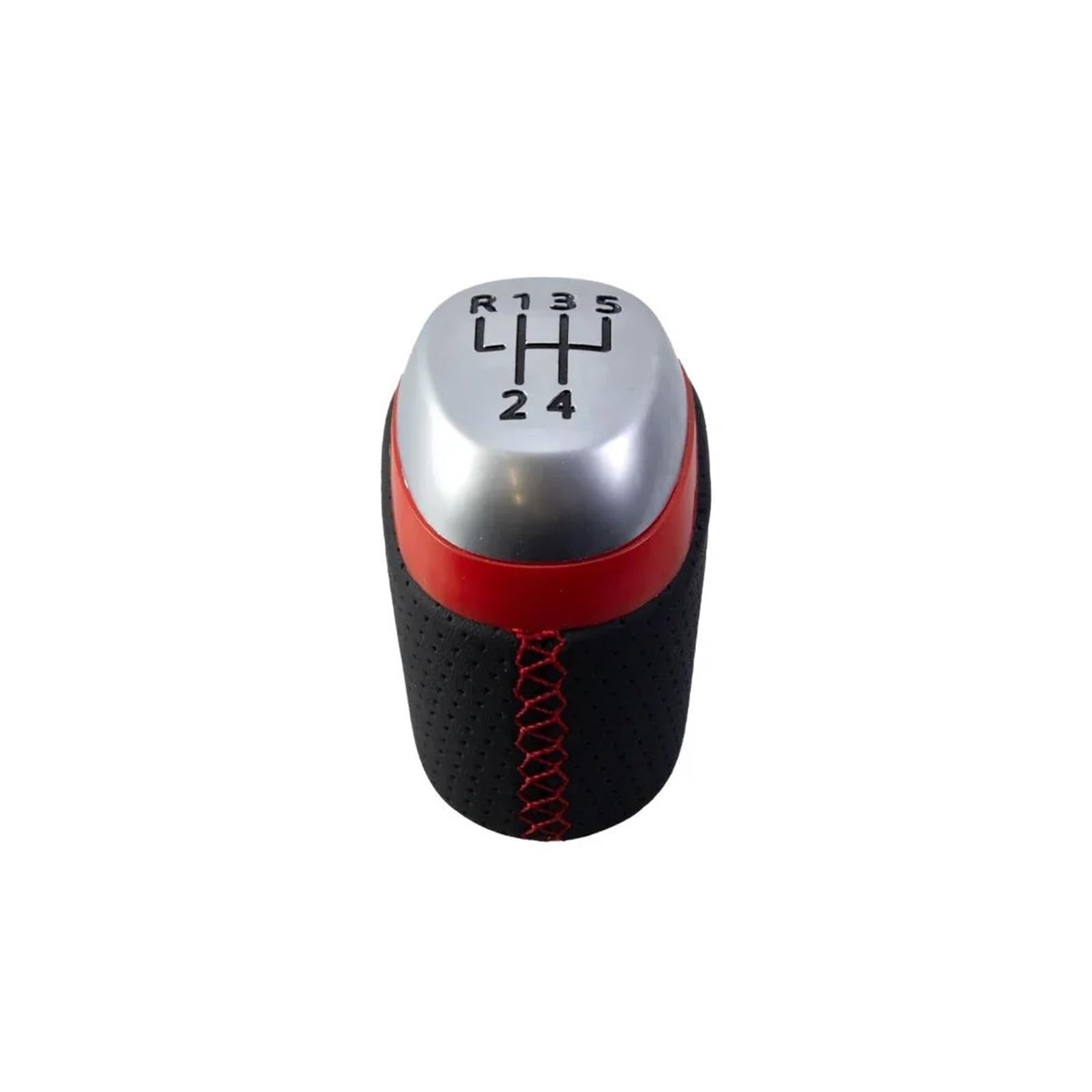 AHRPKAMERD Gear Shift Knob 1PCS for Megane IV MK4 BFB for Kadjar for Talisman 2015-2022 Gear Shift Knob Shift knob(Red 5 Speed)