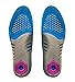 Copper Compression Gel Shoe Insoles for Men + Women. Guaranteed Highest Copper Inserts for Shoes. Work Boot and Shoe Insole with Orthotic Cushion Memory Gel. Insert for Feet, Heel, Ball of Foot, Arch