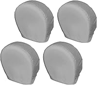 Vista 13 de Explore Land Paquete de 4 fundas para neumáticos, protectores de ruedas resistentes para camiones, SUV, remolques, cámper, caravanas, universales