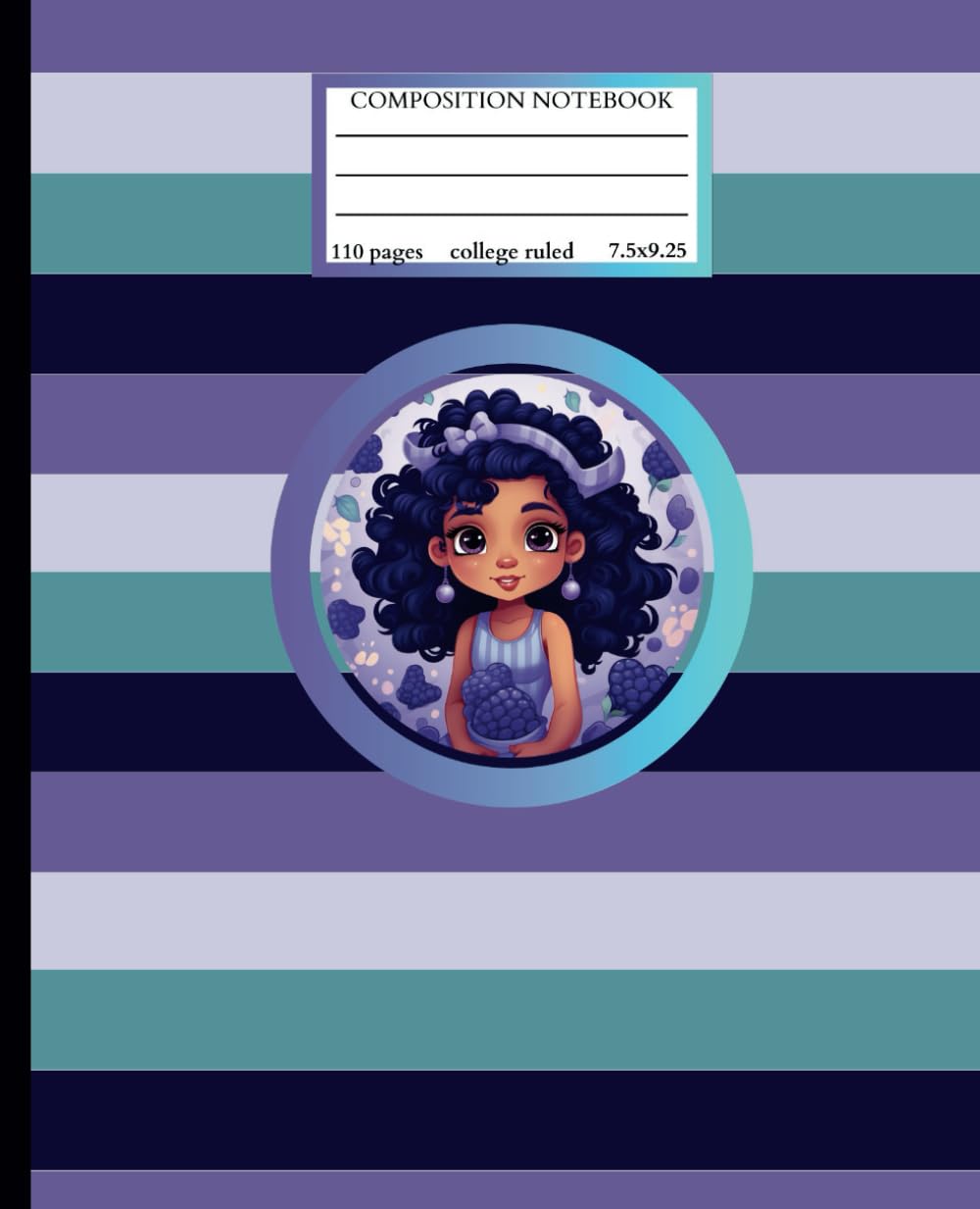 Composition Notebook: Blueberry Bliss