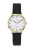 Montre Femme Certus 646529 Acier Doré Cuir Noir, blanc