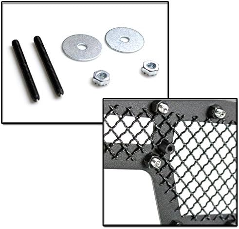 For 2014-2015 Chevy Silverado 1500 Front Bumper Rivet Stainless Steel Mesh Grille